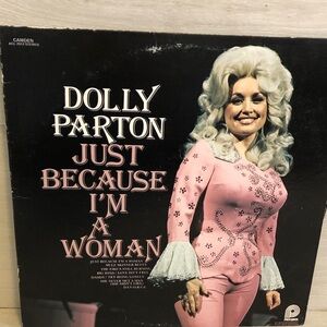 Dolly Parton Just Because I'm A Woman Vinyl Record Lp '76